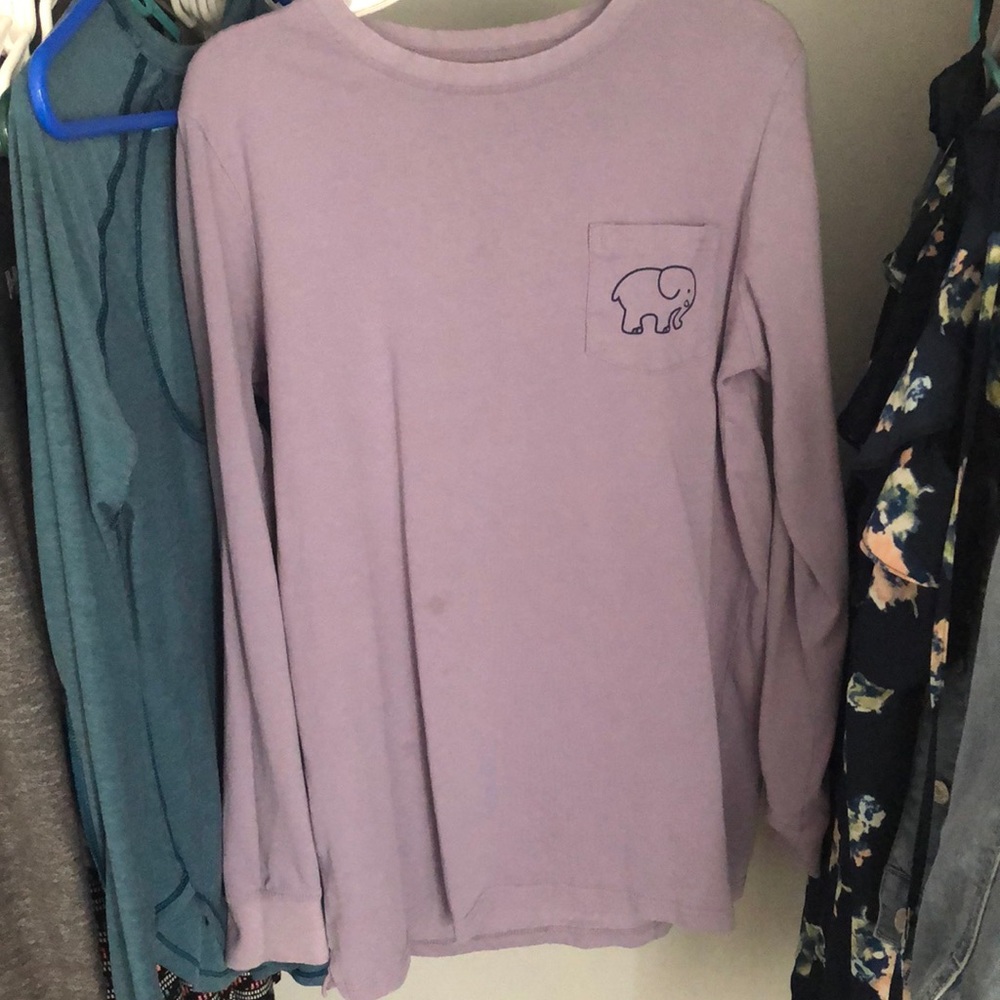 Ivory Ella. Purple. Long sleeve tshirt